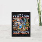 Tralalero Tralala Grappig Italiaans Brainrot Meme  Kaart (Voorkant)