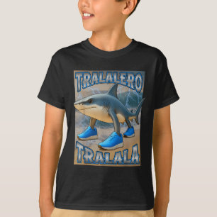 Tralalero Tralala Italiaans Brainrot Meme Verjaard T-shirt