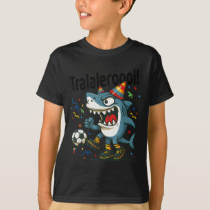 Tralalero Tralala Italiaans Brainrot Voetbal Verja T-shirt