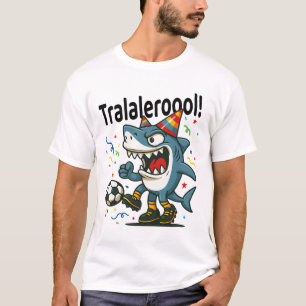 Tralalero Tralala Italiaanse Brainrot Voetbal Verj T-shirt
