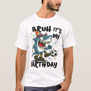Tralalero Tralala Italiaanse Brainrot Voetbalspele T-shirt