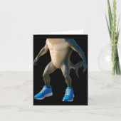 Tralalero Tralala Italian Brainrot Halloween Costu Kaart (Voorkant)