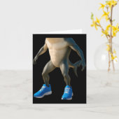 Tralalero Tralala Italian Brainrot Halloween Costu Kaart (Gele Bloem)