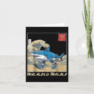 Tralalero Tralala Japanse Funny Shark Italiaanse B Kaart
