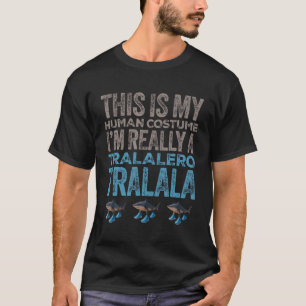 Tralalero Tralala Menselijk Kostuum Grappig Hallow T-shirt