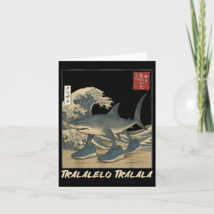 Tralalero Tralala Shark Italian Brainrot Meme Japa Kaart