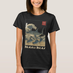 Tralalero Tralala Shark Italian Brainrot Meme Japa T-shirt