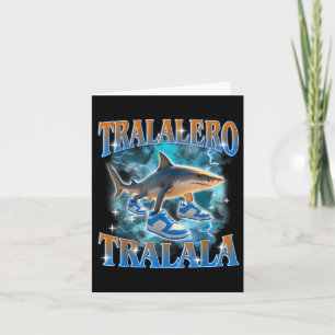 Tralalero Tralala Shark Meme Bootle Kaart