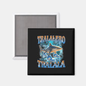Tralalero Tralala Shark Meme Bootle Magneet (Voorkant / Achterkant)