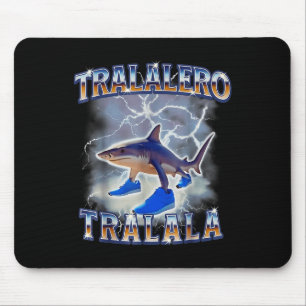 Tralalero Tralala Shark Meme Bootle Muismat