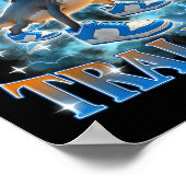 Tralalero Tralala Shark Meme Bootle Poster (Hoek)