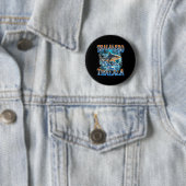 Tralalero Tralala Shark Meme Bootle Ronde Button 5,7 Cm (In situ)