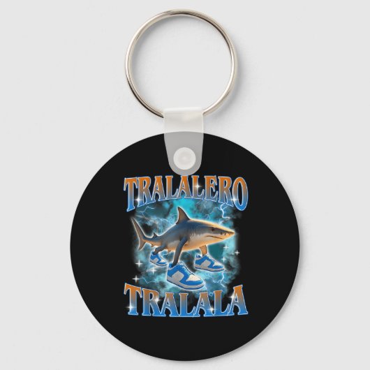 Tralalero Tralala Shark Meme Bootle Sleutelhanger (Voorkant)