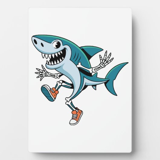 Tralalero Tralala SkeleBoo Halloween Design Fotoplaat (voorkant)