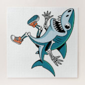 Tralalero Tralala SkeleBoo Halloween Design Legpuzzel (Horizontaal)