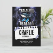 Tralalero tralala uitnodiging (Staand voorkant)