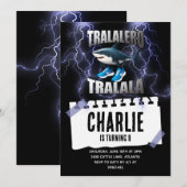 Tralalero tralala uitnodiging (Voorkant / Achterkant)