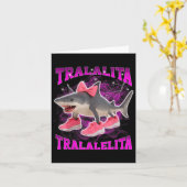 Tralalita Tralalelita Grappige Italiaanse Brainrot Kaart (Gele Bloem)