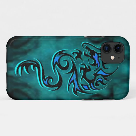 trale drakentelefoonkwestie Case-Mate iPhone case (Achterkant (horizontaal))