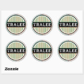 Tralee City Pride Embleem – Ierse Identiteit Ronde Sticker (Vel)