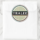 Tralee City Pride Embleem – Ierse Identiteit Ronde Sticker (Tas)