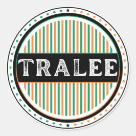 Tralee City Pride Emblem – Irish Identity Ronde Sticker