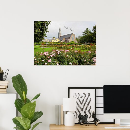 Tralee, Ierland Roos Garden Poster (Thuiskantoor)