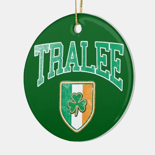 TRALEE Ireland Keramisch Ornament (Links)