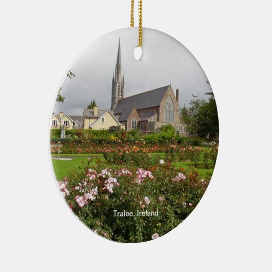 Tralee Ireland, Roos Garden, Town Park Keramisch Ornament (Rechts)