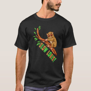 Traloris Trage Loris Plumbloris Primate Monkey Ape T-shirt