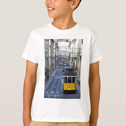Tram 28, Lisbon, Portugal T-shirt (Voorkant)