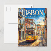 Tram 28 Portugal Briefkaart (Voorkant / Achterkant)