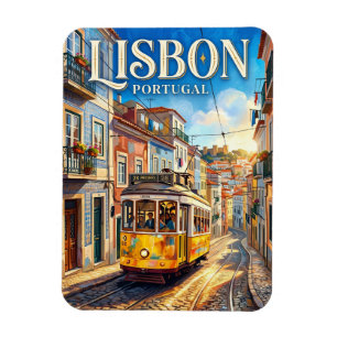 Tram 28 Portugal Magneet