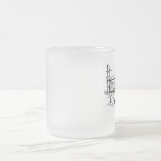 Tram 82-Mok Matglas Koffiemok (Center)