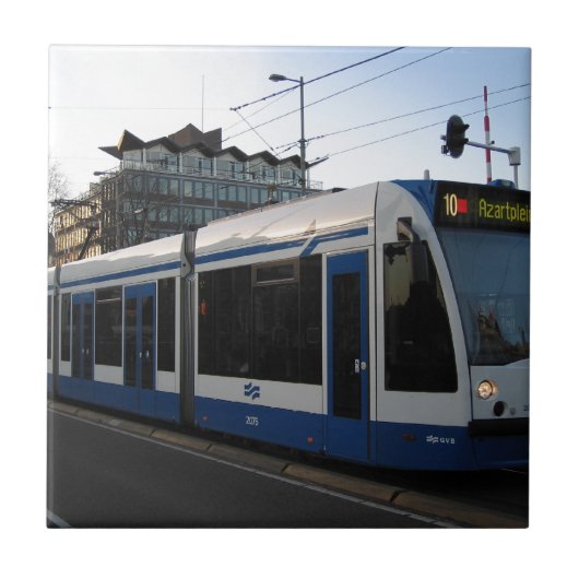 Tram Amsterdam Tegeltje (Voorkant)