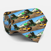 Tram bij Colyton Stropdas (Opgerold)