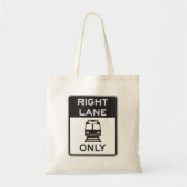 Tram Canvas tas voor verkeersborden alleen rechts (Voorkant)