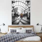 Tram: Christchurch Nieuw-Zeeland Canvas Afdruk (Insitu (Slaapkamer))