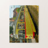 Tram Düsseldorf Duitsland. Legpuzzel (Verticaal)