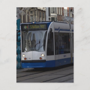 Tram in Amsterdam Briefkaart