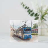Tram in Krakow, Polen Briefkaart (Staand voorkant)
