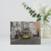 Tram in Lissabon Briefkaart (Staand voorkant)