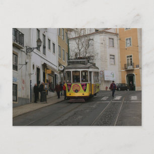 Tram in Lissabon Briefkaart