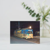 tram in Trondheim, Noorwegen Briefkaart (Staand voorkant)