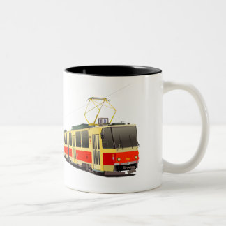 Tram KT8D5 Tweekleurige Koffiemok