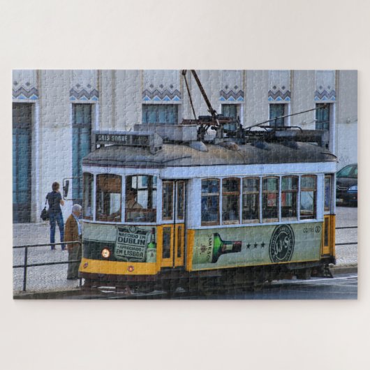 Tram, Lissabon, Portugal Legpuzzel (Horizontaal)