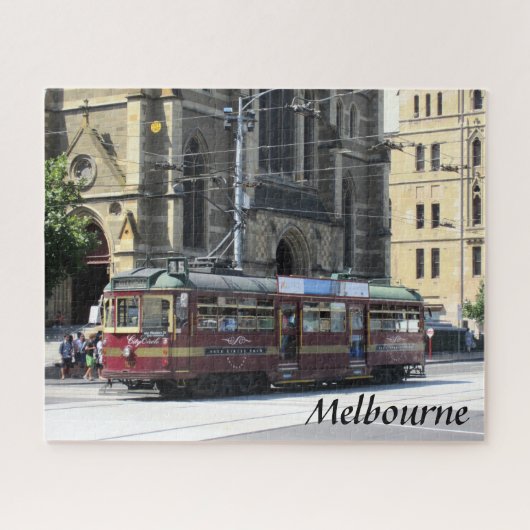 tram melbourne australia legpuzzel (Horizontaal)