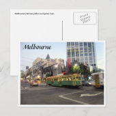 tram melbourne briefkaart (Voorkant / Achterkant)