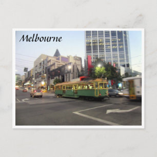 tram melbourne briefkaart