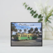 tram melbourne briefkaart (Staand voorkant)